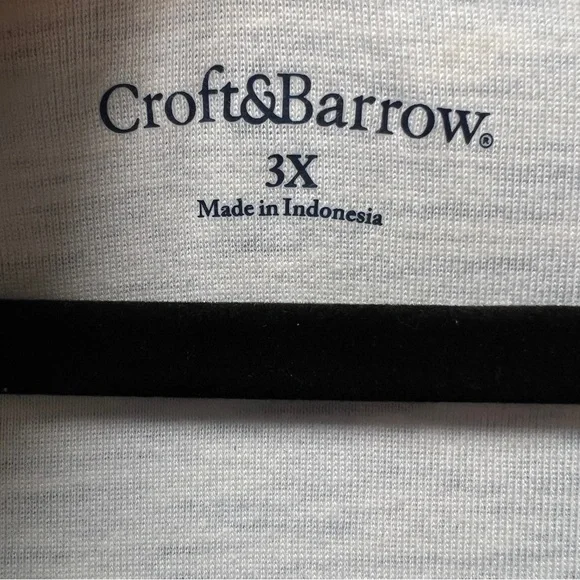 Croft & Barrow Blue Short Sleeve Tee - Picture 3 of 5